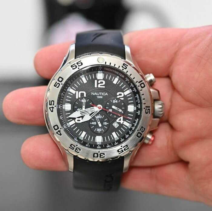 Nautica stainless steel watch