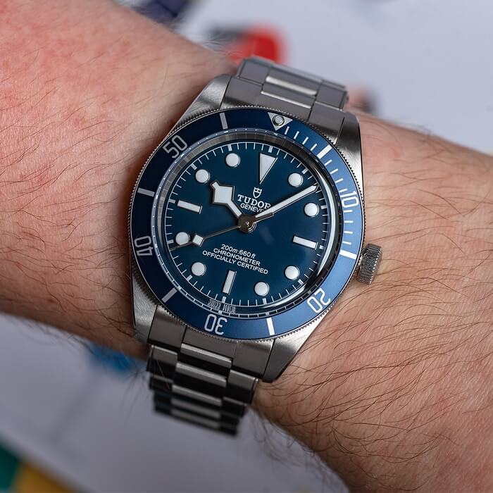tudor black bay fifty eight automatic chronometer blue dial men's watch M79030b-0001