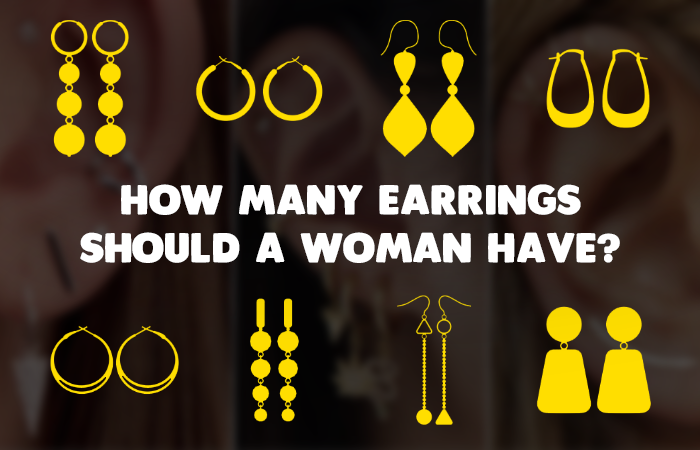 how many earrings should a female have?