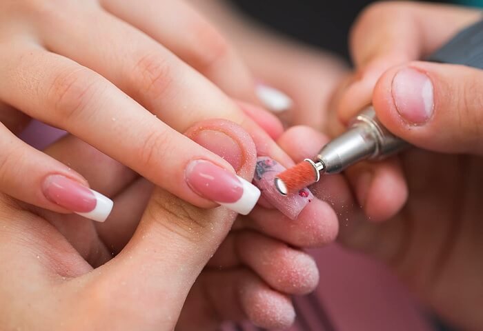 how to use a nail drill for acrylic nails