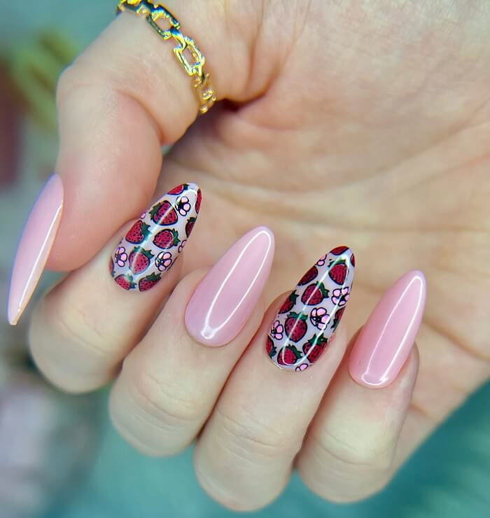 oval nails short