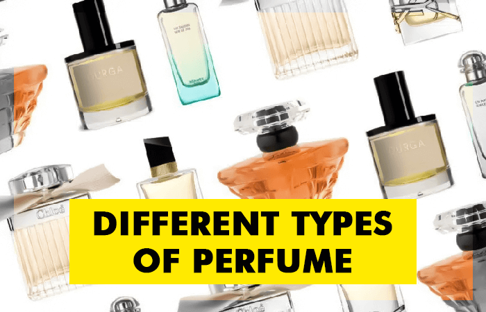 different types of perfume categories