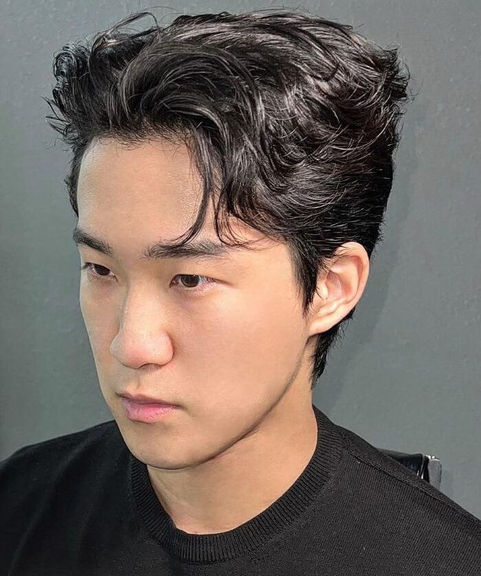 korean perm hairstyles male