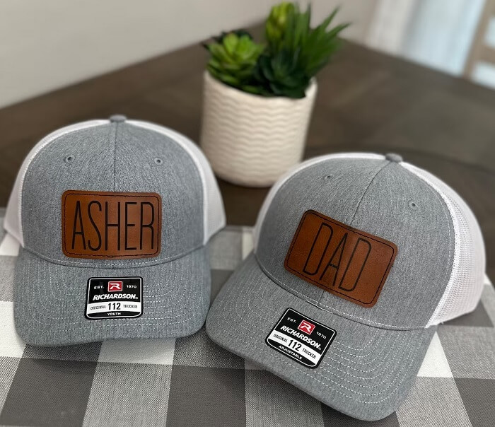 Best custom leather patch for hats