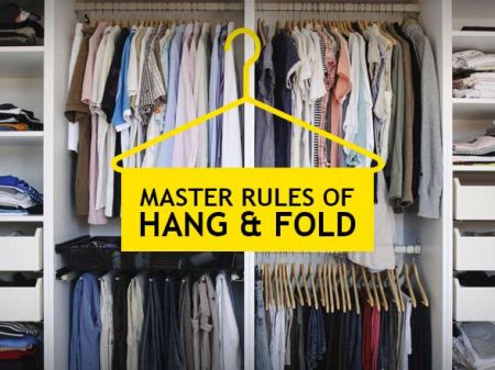 Fashion Etiquette: Master Rules of Hang & Fold