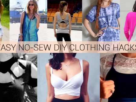 37 Awesomely Easy No-Sew DIY Clothing Hacks