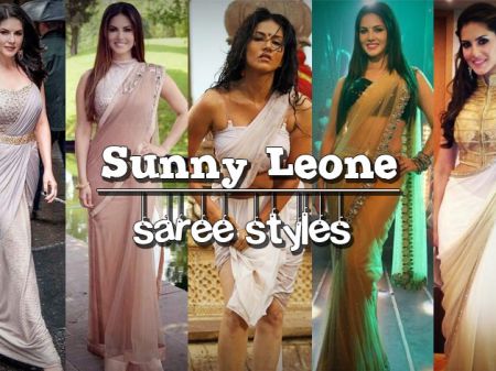 9 Times Sunny Leone Gives us Major Saree Draping Goal