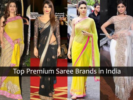 Top Premium (Designer) Saree Brands in India