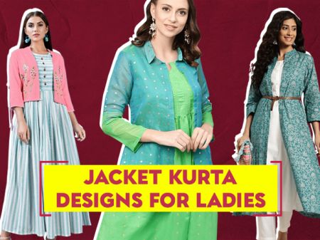 Jacket Kurta Designs for Ladies