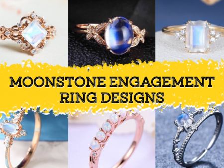 19 Moonstone Engagement Ring Designs