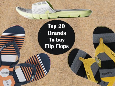 Top 20 Brands to Buy Flip-flops in India