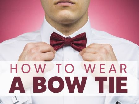How to Wear a Bow Tie
