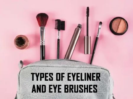 Different Types of Eyeliners & Eye Brushes