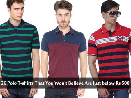 26 Polo T-shirts That You Won’t Believe Are Just below Rs 500