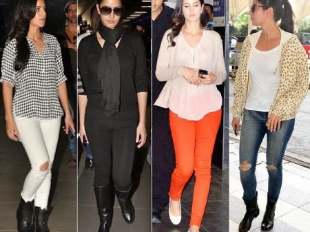 Celebrities with their Flight traveling dressing Styles