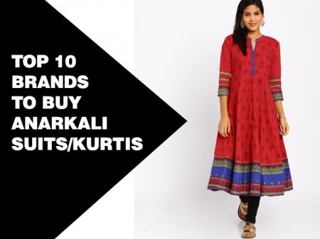 Top 10 Brands to Buy Anarkali Suits/Kurtis