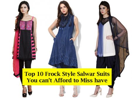 Top 15 Frock Style Salwar Suits You can’t Afford to Miss